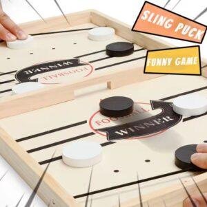 Buy Wooden Fast Sling Puck Board Game in Pakistan – Trendland.pk