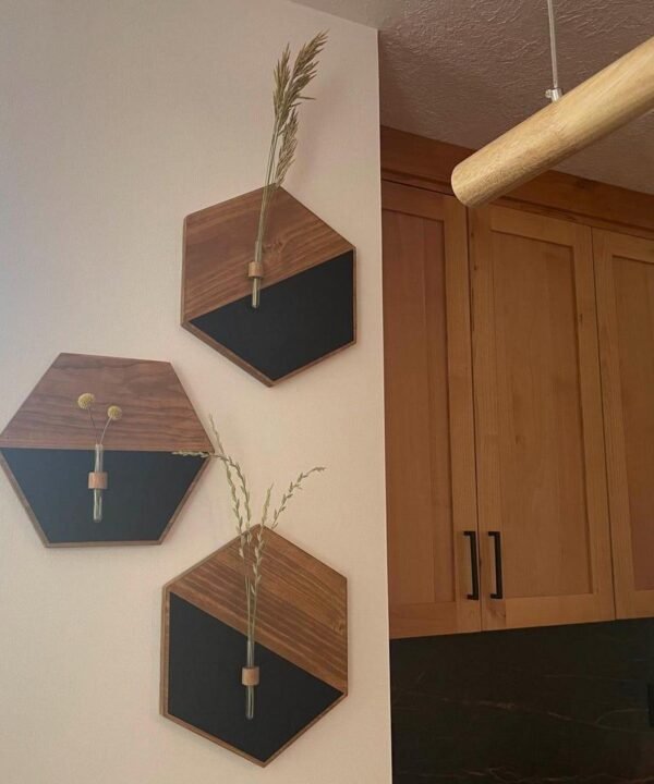 2 Pcs MDF Wooden Wall Planters in Pakistan – Stylish Indoor Greenery Décor