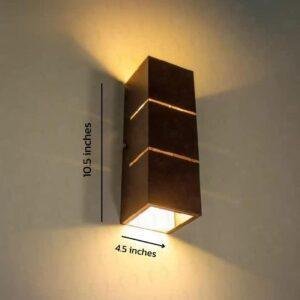 3D Wall Light Wooden Lamp in Pakistan – Rechargeable Hanging Light