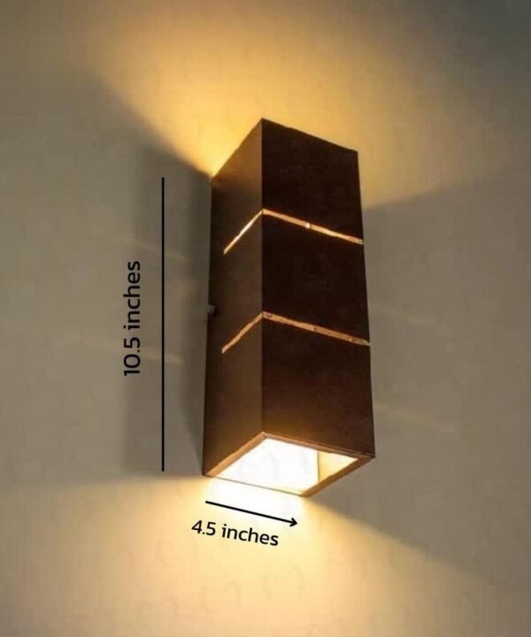 3D Wall Light Wooden Lamp in Pakistan – Rechargeable Hanging Light