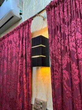 3D Wall Light Wooden Lamp in Pakistan – Rechargeable Hanging Light