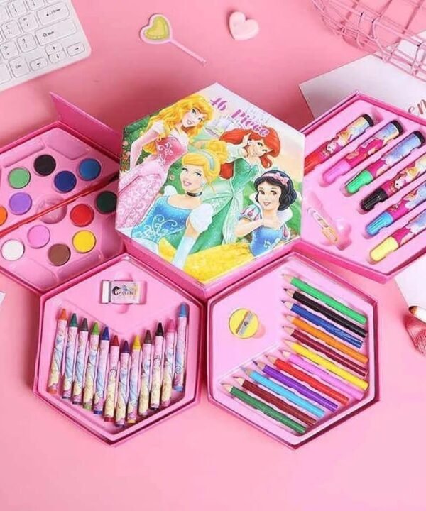 46 Pcs Coloring Kit for Kids & Artists in Pakistan – Complete Drawing & Art Set