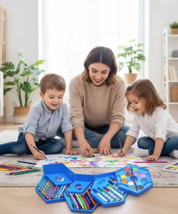 46 Pcs Coloring Kit for Kids & Artists in Pakistan – Complete Drawing & Art Set