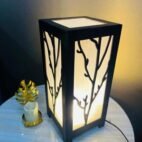 Branch Motif Wooden Table & Floor Lamp Price in Pakistan – Stylish Home Décor Light