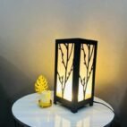 Branch Motif Wooden Table & Floor Lamp Price in Pakistan – Stylish Home Décor Light