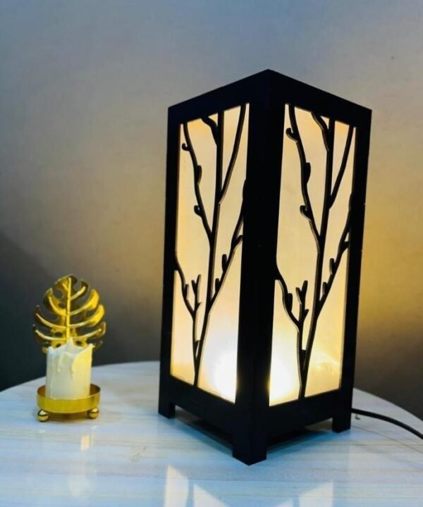 Branch Motif Wooden Table & Floor Lamp Price in Pakistan – Stylish Home Décor Light