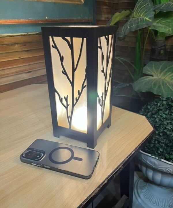 Branch Motif Wooden Table & Floor Lamp Price in Pakistan – Stylish Home Décor Light