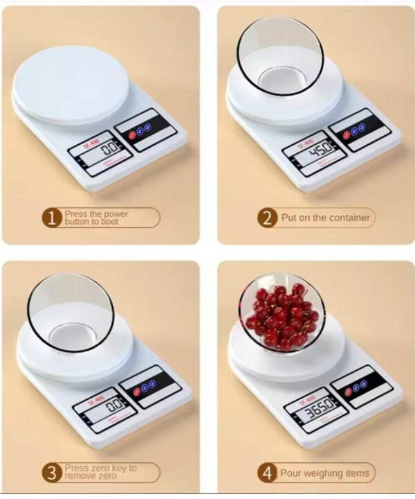 Kitchen Digital Scale in Pakistan – 5000g Stainless Steel Electronic Weighing Scale