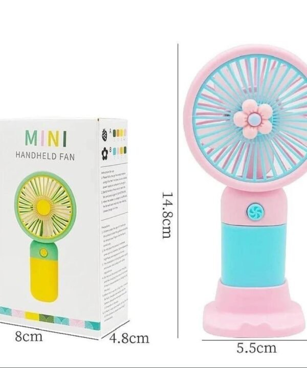Rechargeable Flower Fan in Pakistan – Portable Handheld USB Cooling Fan