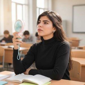 Rechargeable Flower Fan in Pakistan – Portable Handheld USB Cooling Fan