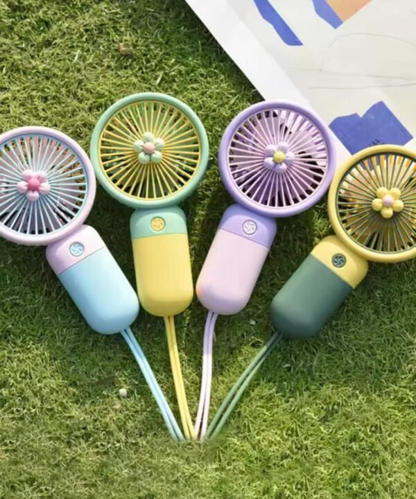 Rechargeable Flower Fan in Pakistan – Portable Handheld USB Cooling Fan