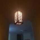 Wooden Pendant Ceiling Hanging Light Lamp in Pakistan – Modern Home Décor