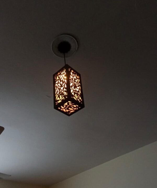 Wooden Pendant Ceiling Hanging Light Lamp in Pakistan – Modern Home Décor